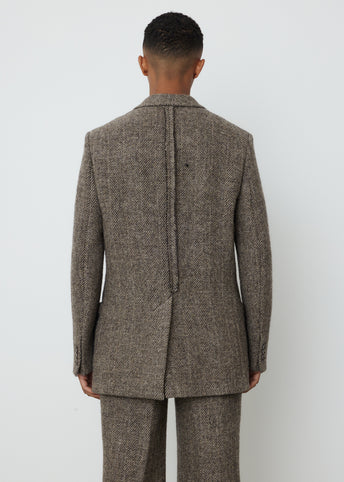 Junio Herringbone Blazer