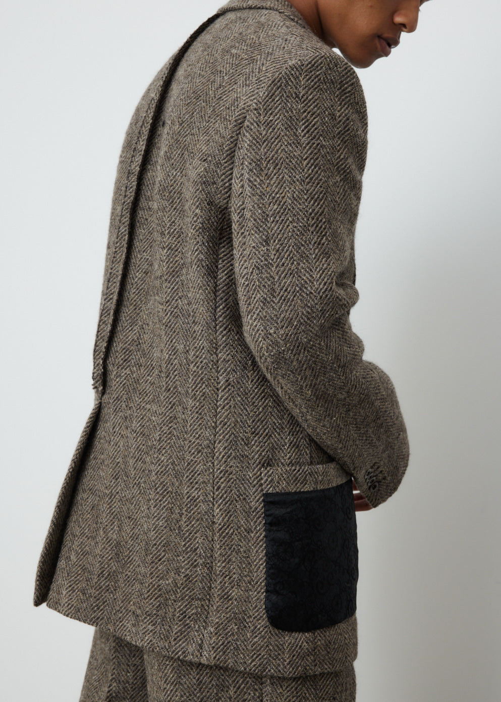 Junio Herringbone Blazer