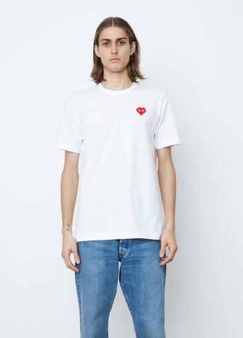 T322 Pixel Red Heart T-Shirt