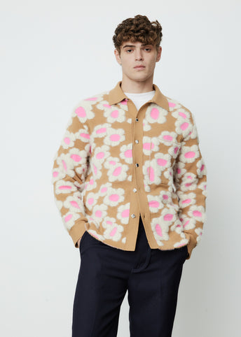 Le Chemise Neve Fleurs Cardigan