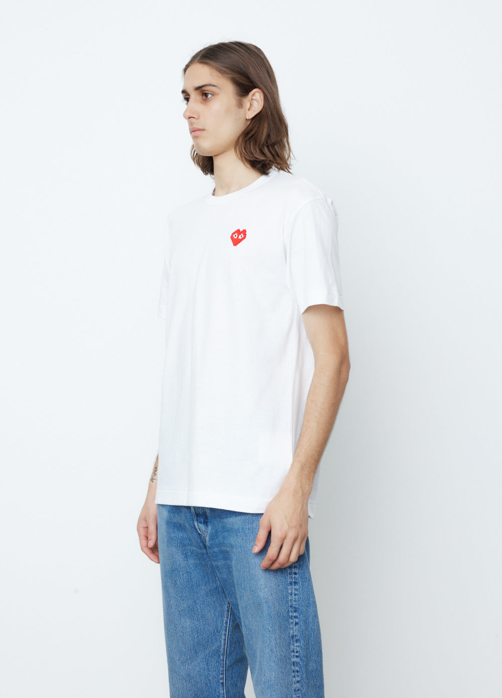 T322 Pixel Red Heart T-Shirt