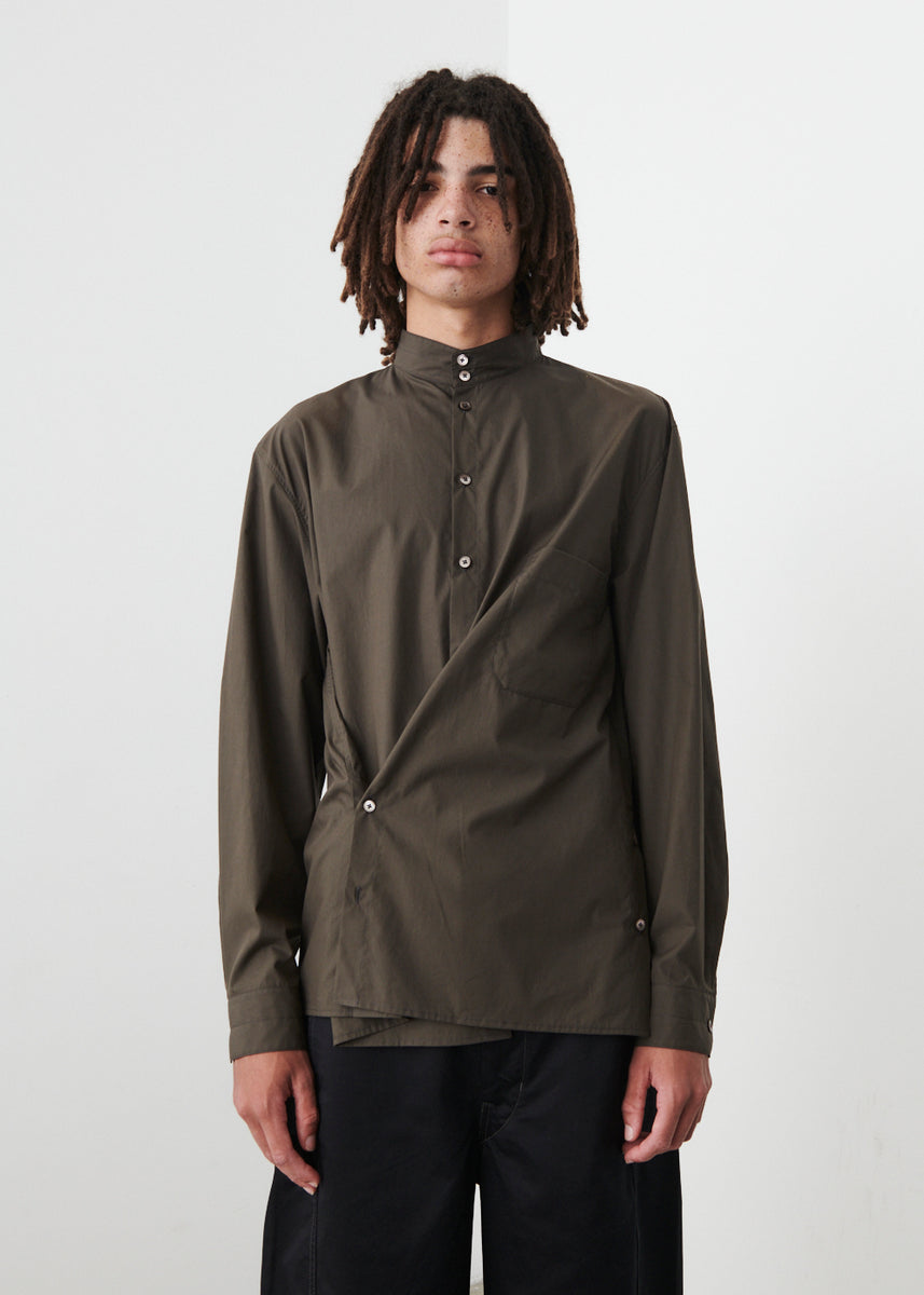 LEMAIRE】ADJUSTABLE TWISTED SHIRT 22SS LEMAIRE】ADJUSTABLE TWISTED SHIRT 22SS