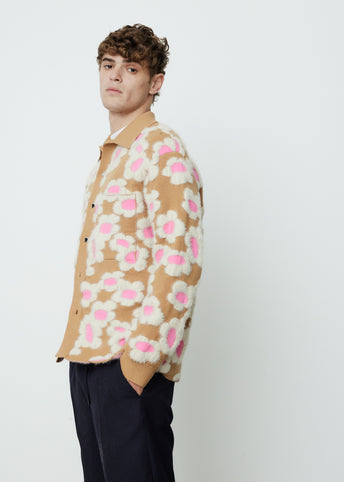 Le Chemise Neve Fleurs Cardigan
