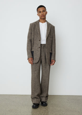 Junio Herringbone Blazer