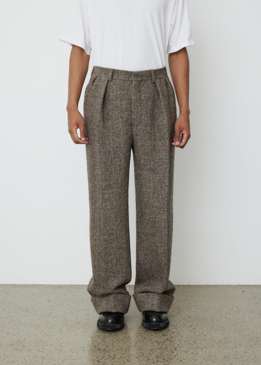 Paehyun Herringbone Pants
