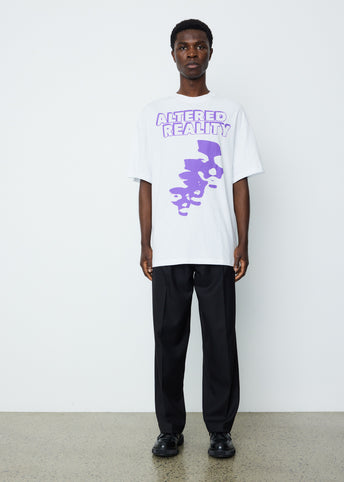 Oversized T-shirt with Altered Reality Print Front