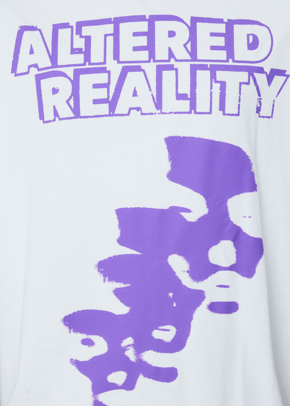 Oversized T-shirt with Altered Reality Print Front