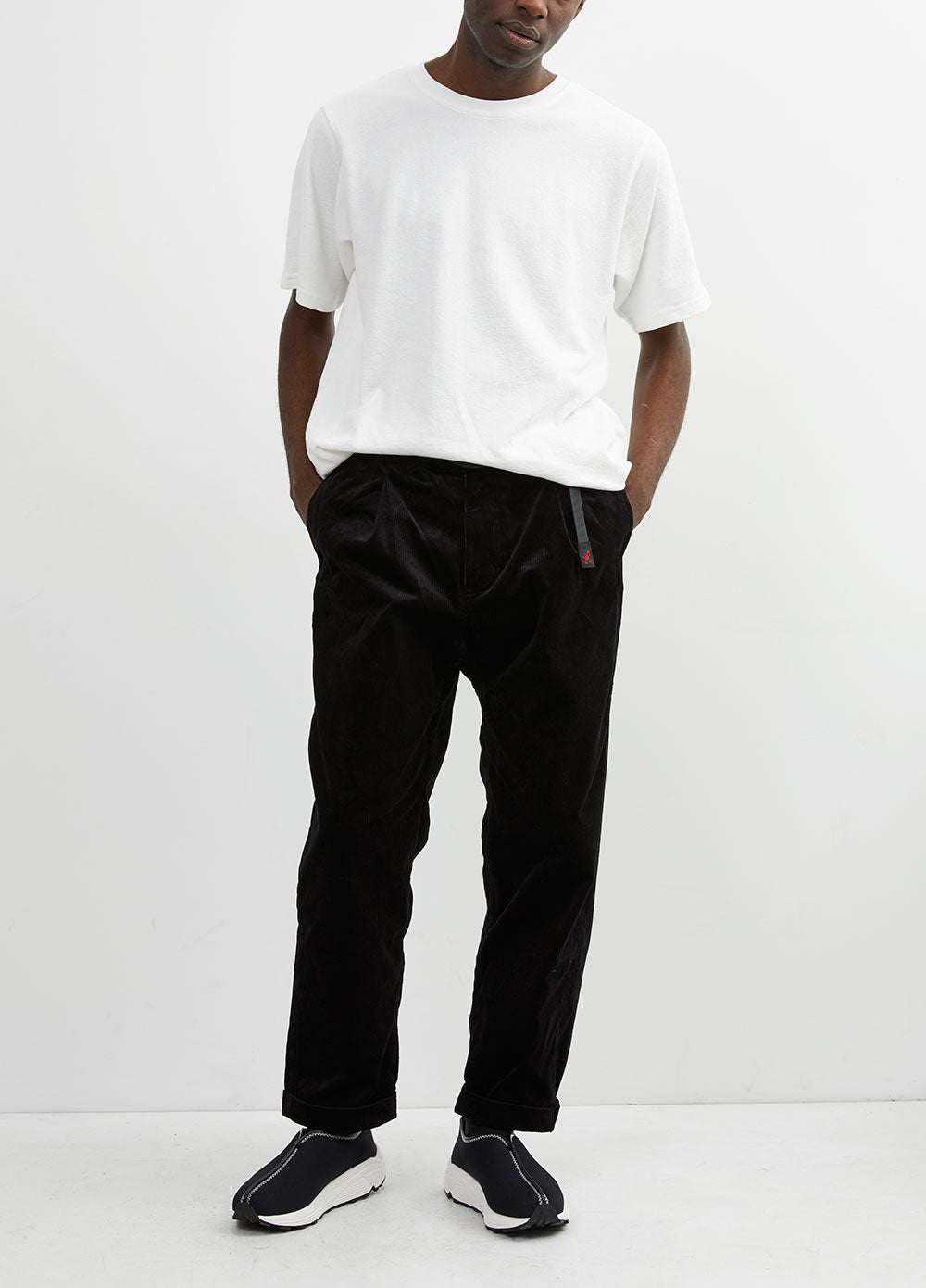 Cord Tuck Tapered Pants
