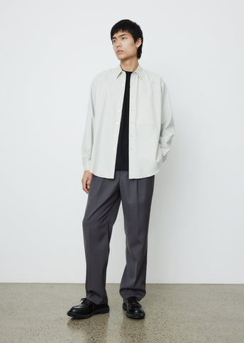 Light Wool Max Gabardine Two-Tuck Slacks Light Wool Max Gabardine Two-Tuck Slacks