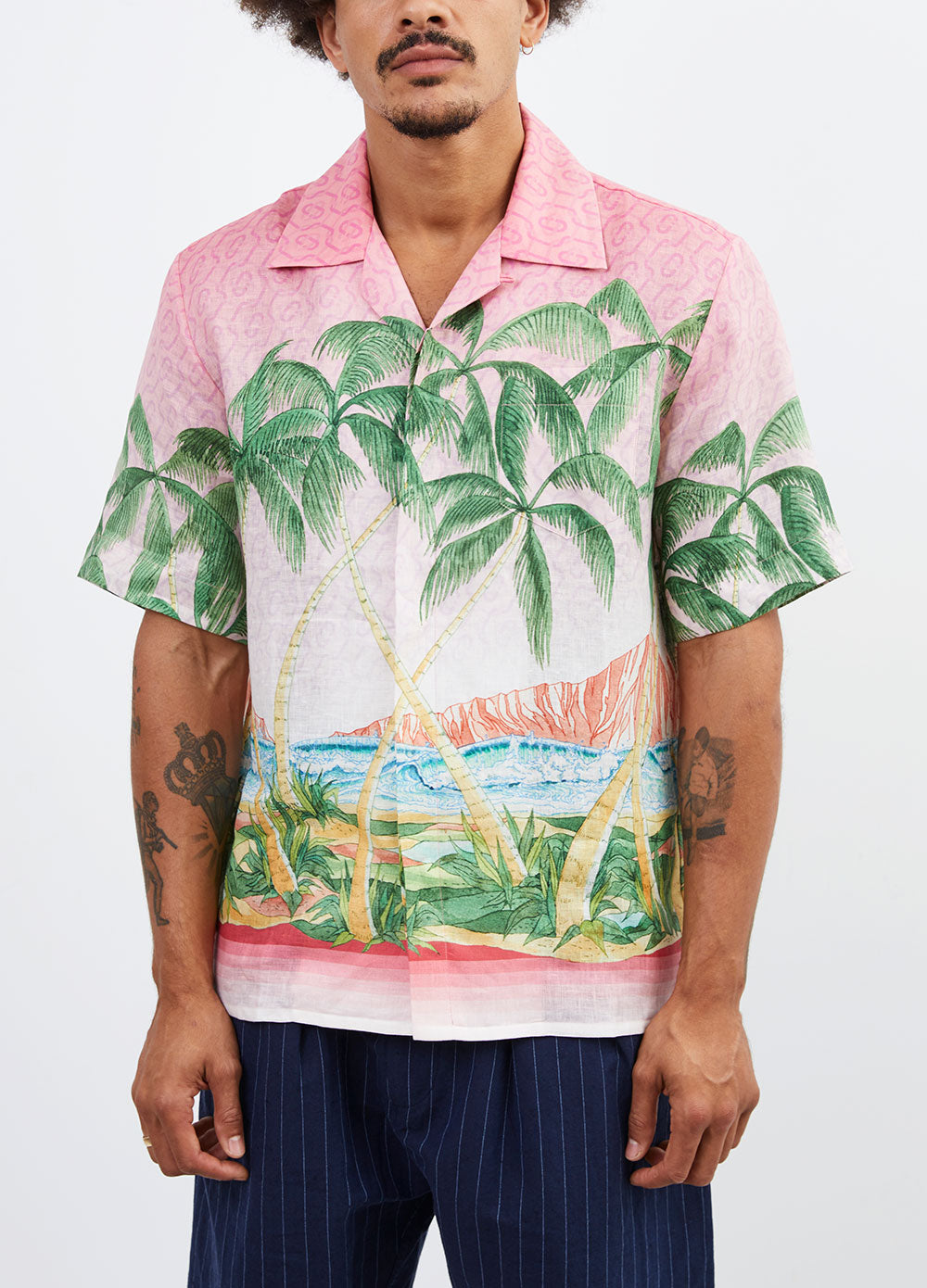 Linen Rose a Maui Shirt