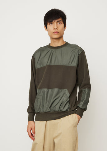 Contrast Panel Sweatshirt