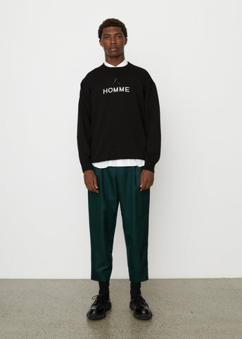 Homme Intarsia Crew