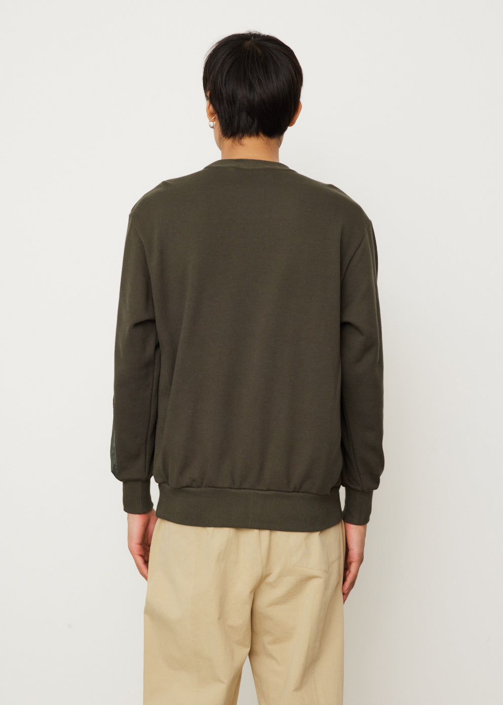 Contrast Panel Sweatshirt