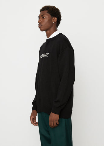 Homme Intarsia Crew