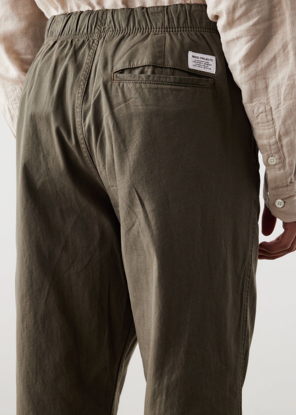 Ezra Light Twill Elastic Pants