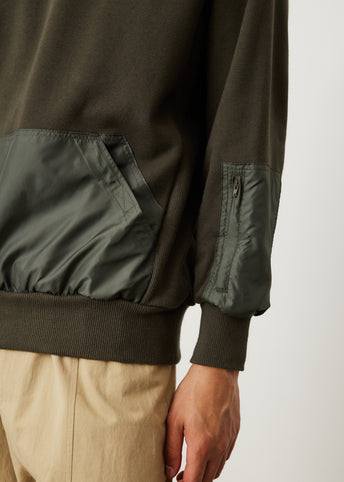 Contrast Panel Sweatshirt