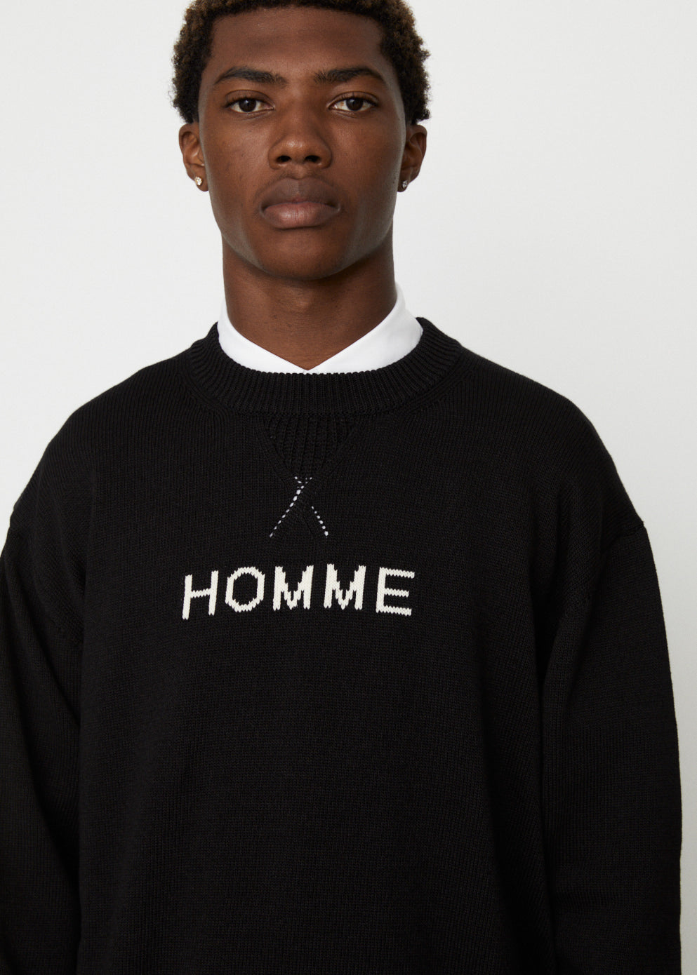 Homme Intarsia Crew