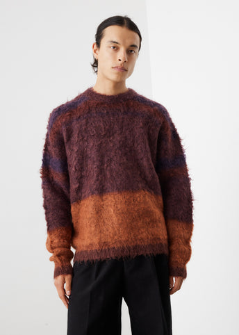 Rothko Border Crewneck Sweater
