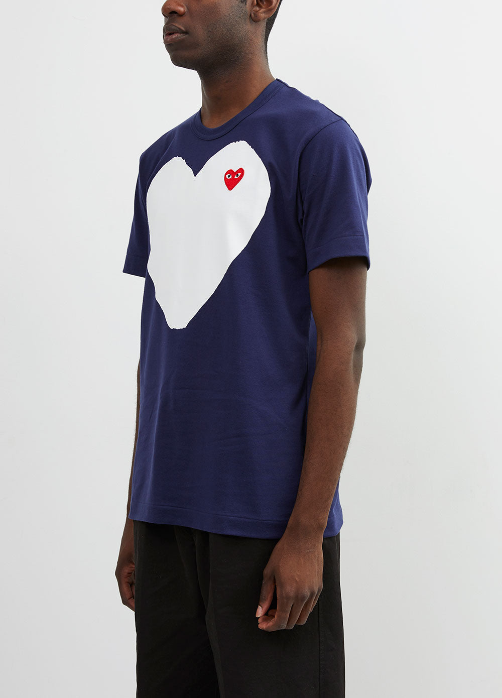 T184 White Heart T-shirt
