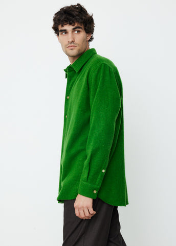 Wool Cashmere Light Tweed Shirt