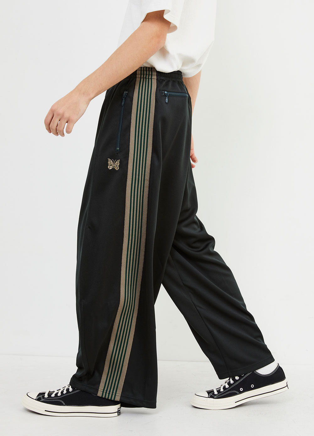 Needles x STUDIOUS H.D Track Pants black-