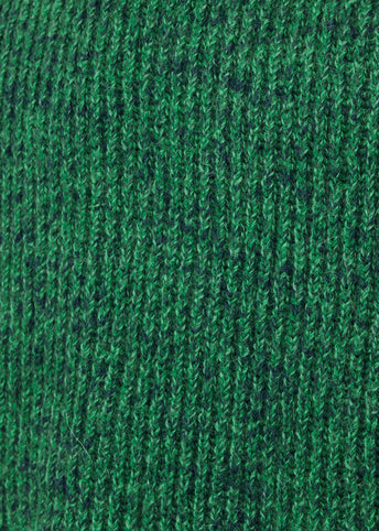 Wool Baby Alpaca Mix Rib Knit Pullover