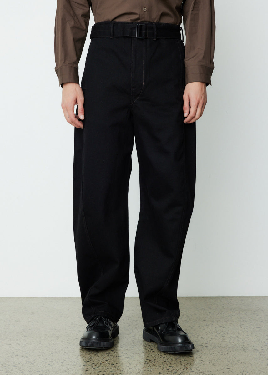 セール 30%OFF】BELTED LOOSE STRAIGHT PANTS(505256616