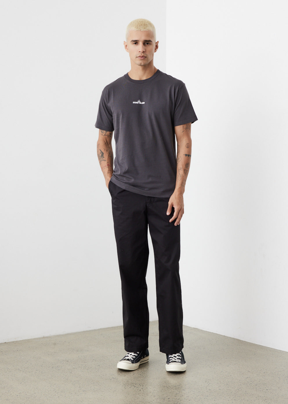 Two Side Logo Printed T-Shirt