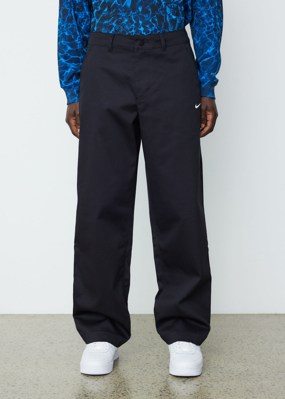C.E 19AW Noise 7 Wide Chinos-Black/M