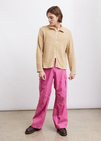 Shrunken Full-Zip Polo