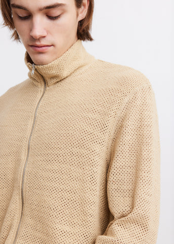 Shrunken Full-Zip Polo