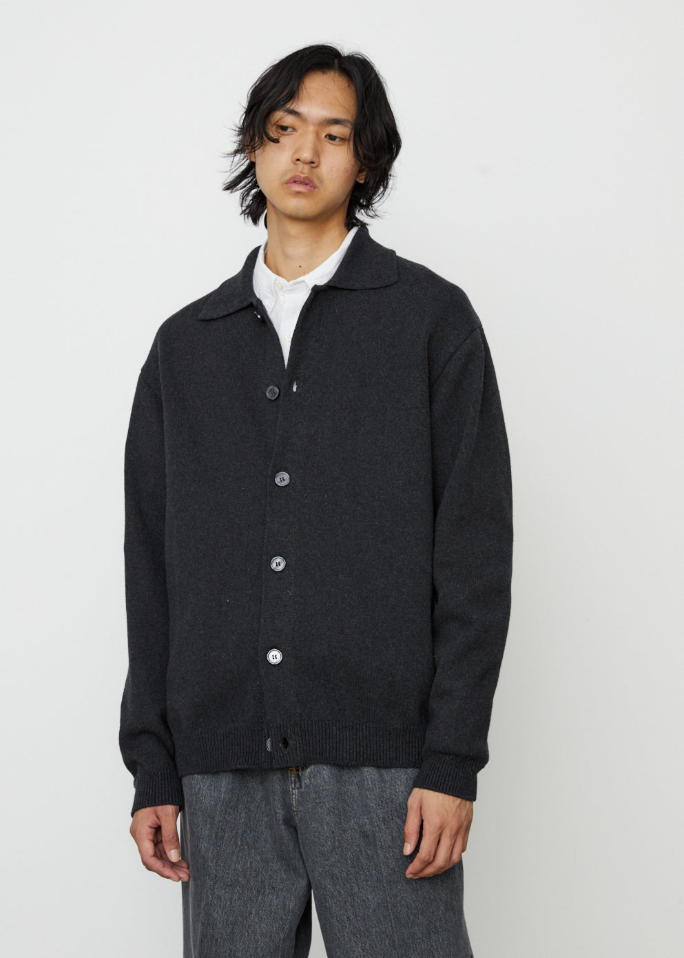 Formal Polo Shirt Cardigan
