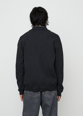 Formal Polo Shirt Cardigan