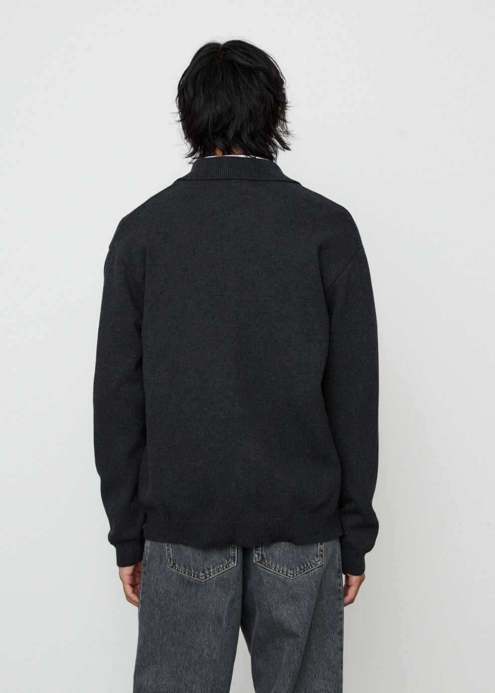 Formal Polo Shirt Cardigan