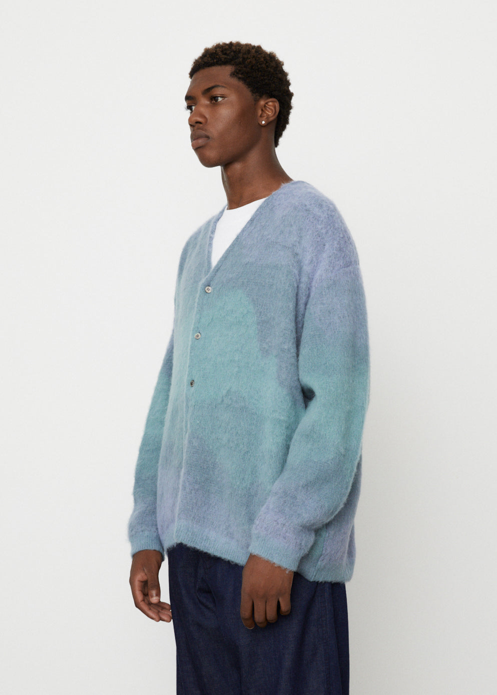 Gradation Jacquard Cardigan