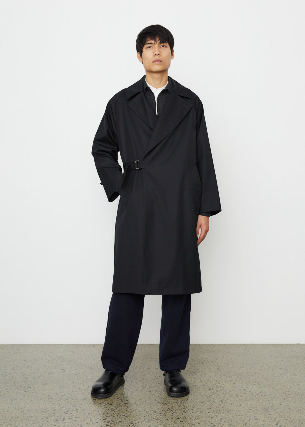 Cotton Garbardine Tielocken Coat