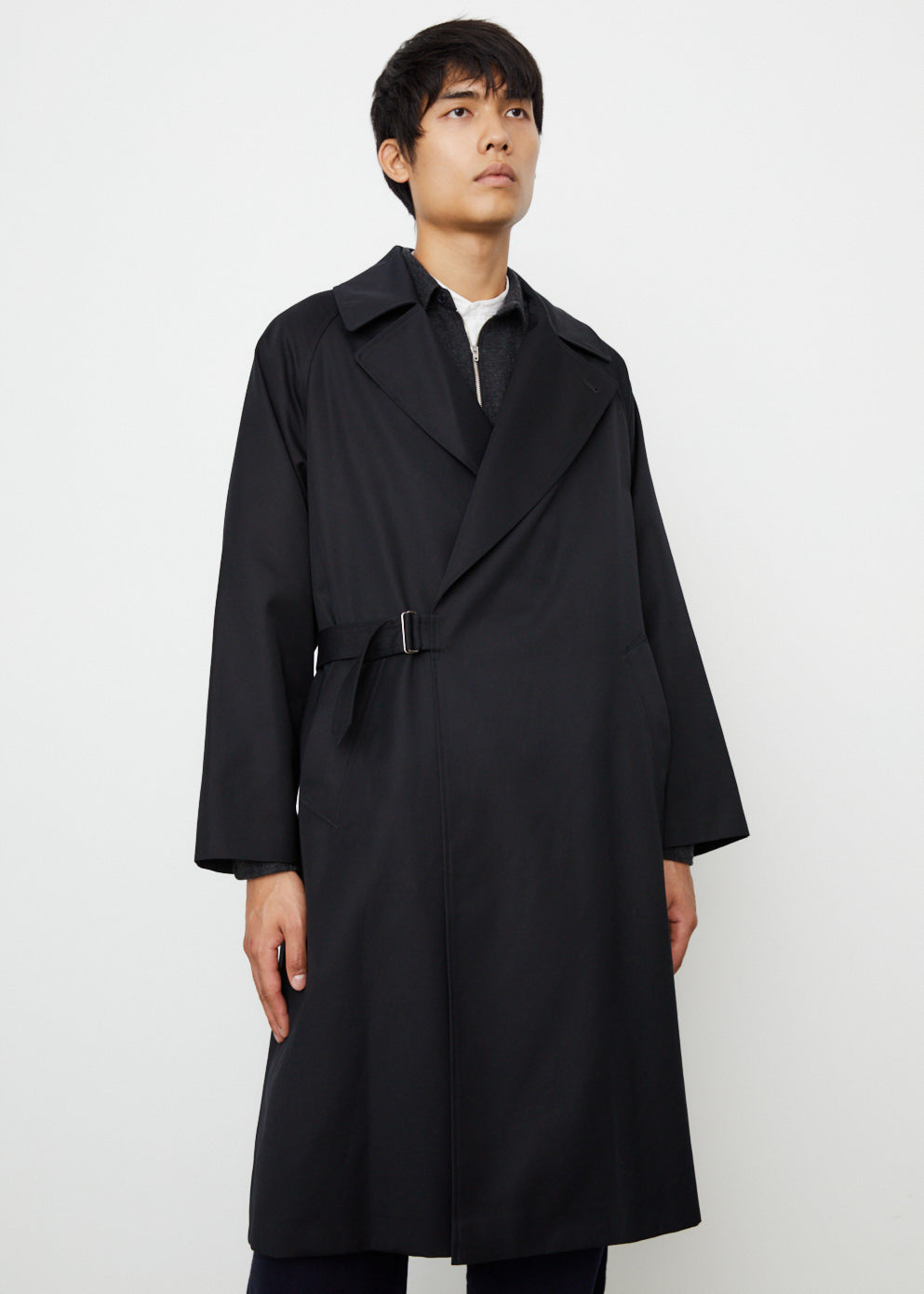 Cotton Garbardine Tielocken Coat
