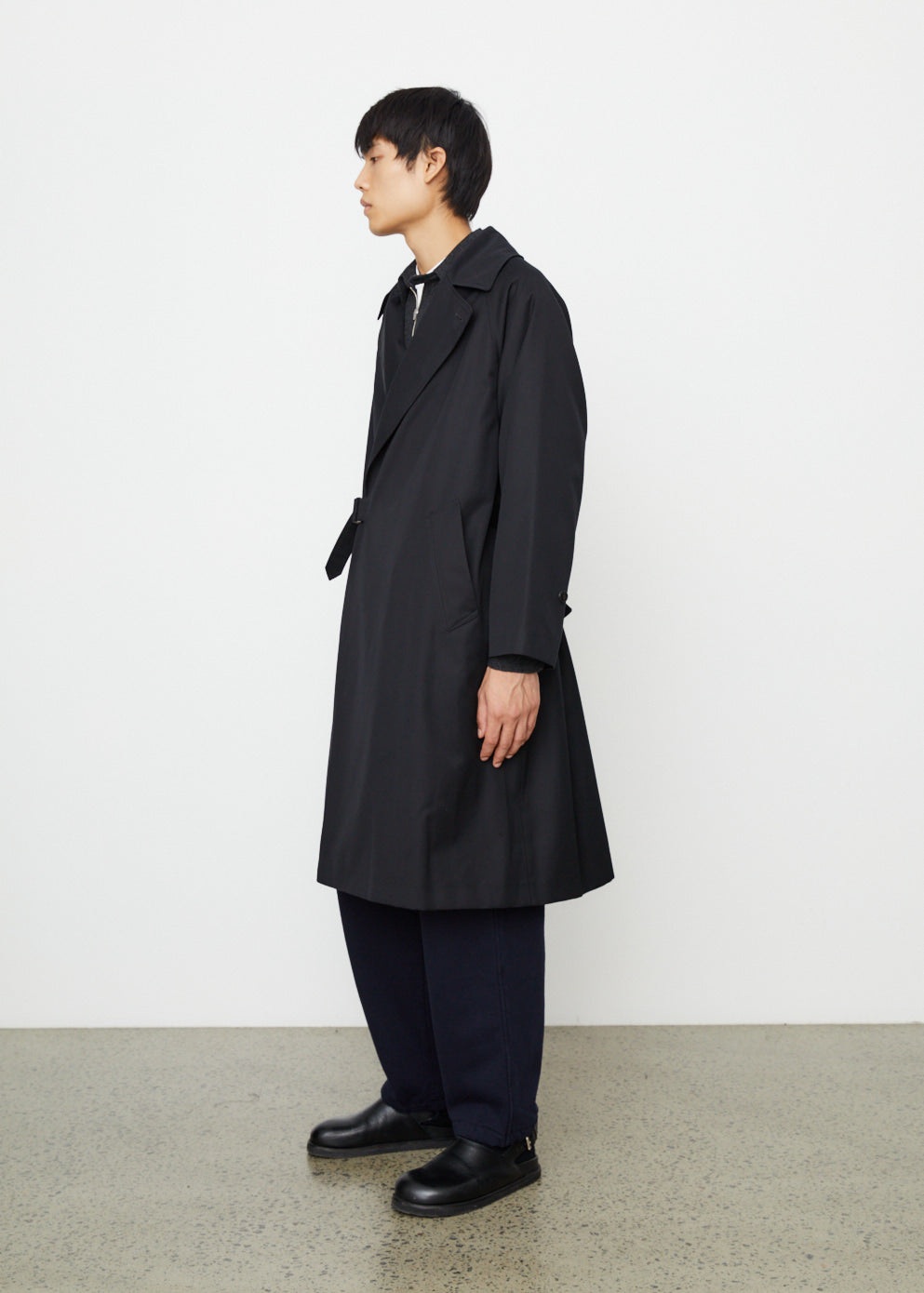 Cotton Garbardine Tielocken Coat