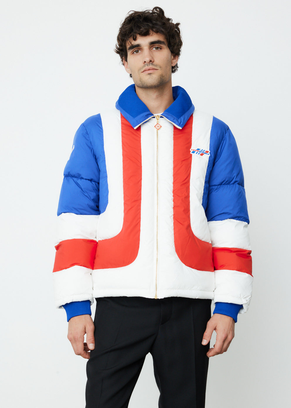 Curve Panel Puffer Jacket