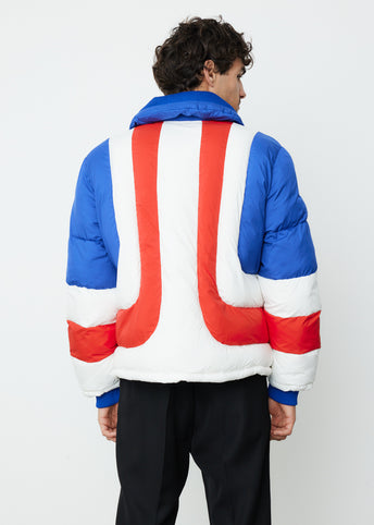 Curve Panel Puffer Jacket