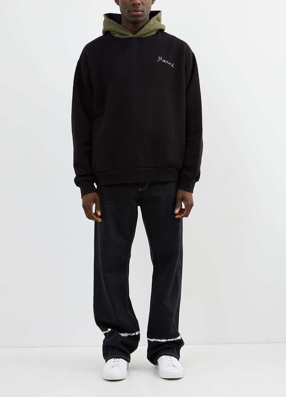 Two-Tone Contrast Hoodie