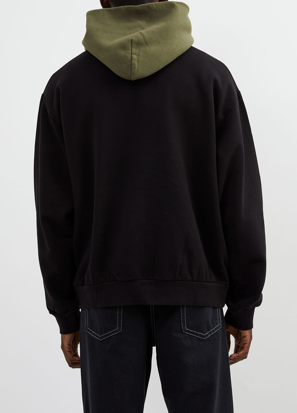 Two-Tone Contrast Hoodie