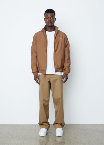 Nike satin bomber jacket online