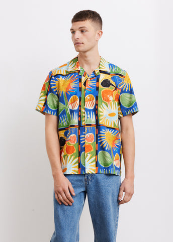 Summer Bloom Canty Short Sleeve Shirt