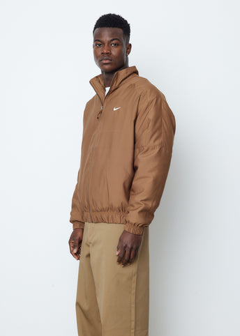 Solo Swoosh Satin Bomber Jacket