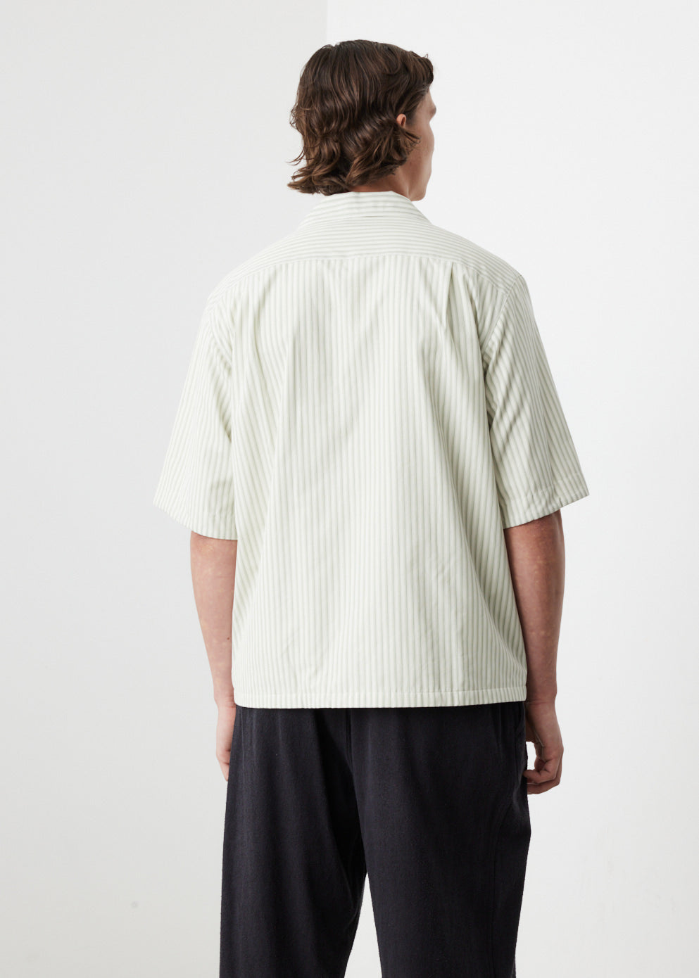 Terry Lined Finx Stripe Shirt