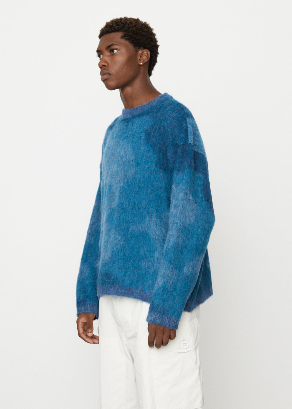 サイズバスト着丈肩幅袖丈YOKE  GRADATION JAQUARD SWEATER