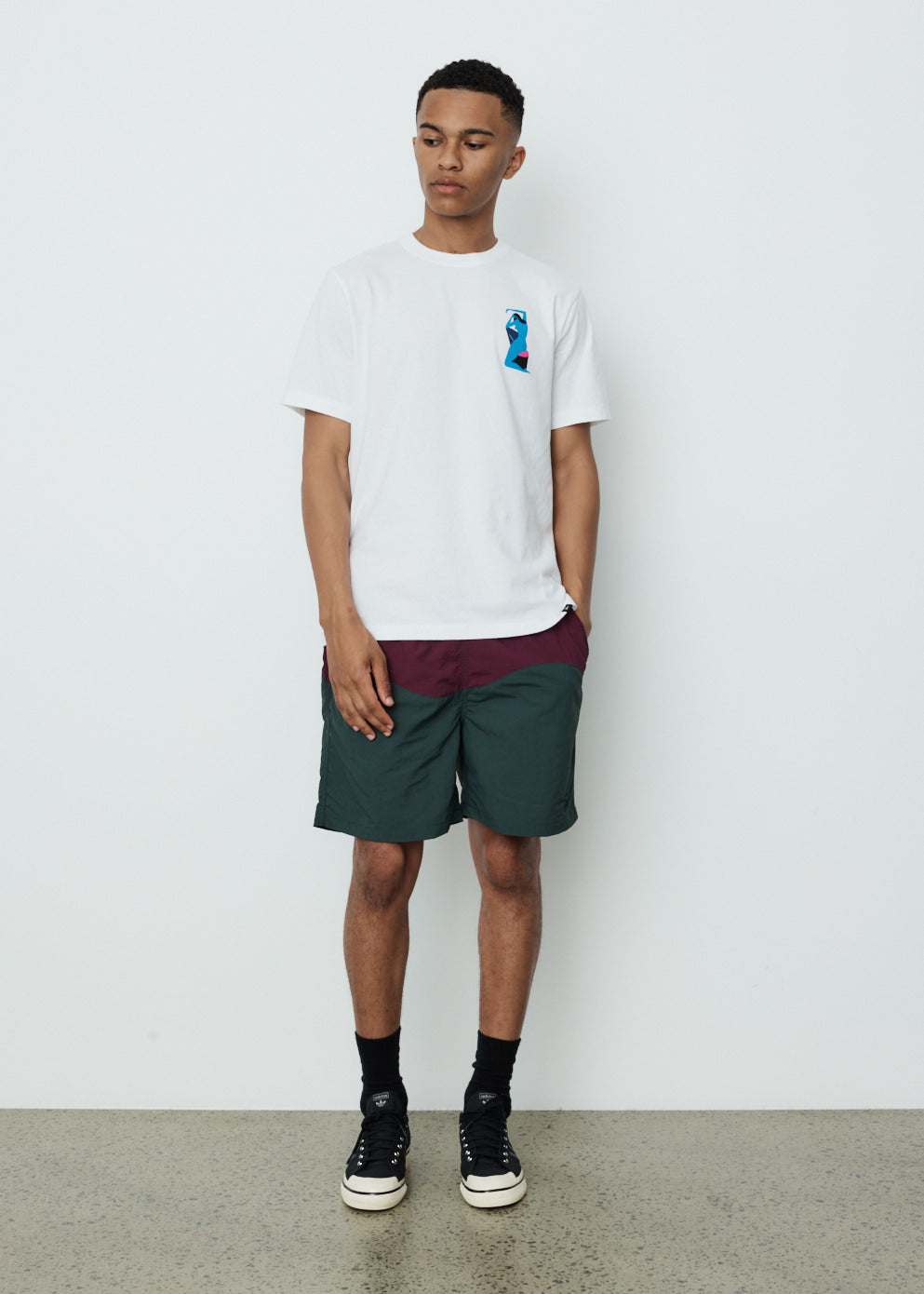 Waved Swim Shorts