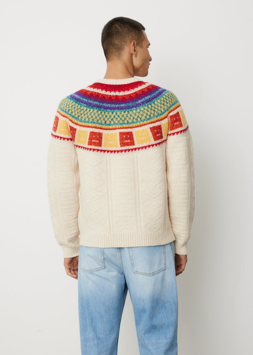 Kristjan Rainbow Crewneck Sweater