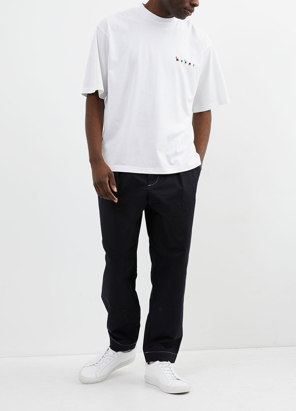 Pleat Drawcord Pant